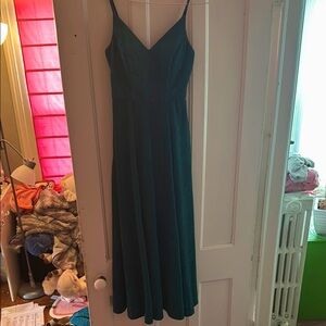 Windsor Black Spaghetti Strap Maxi Dress